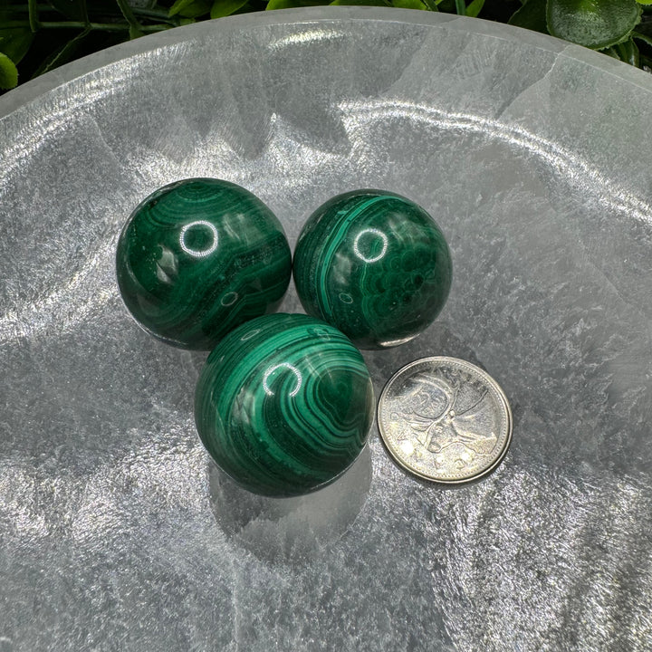 Malachite Sphere 30mm