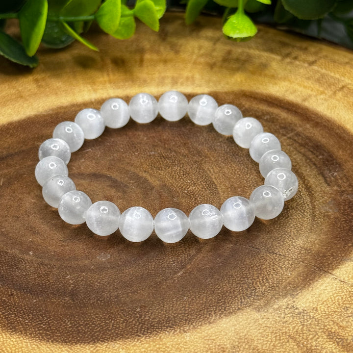 Selenite 8mm Bracelet