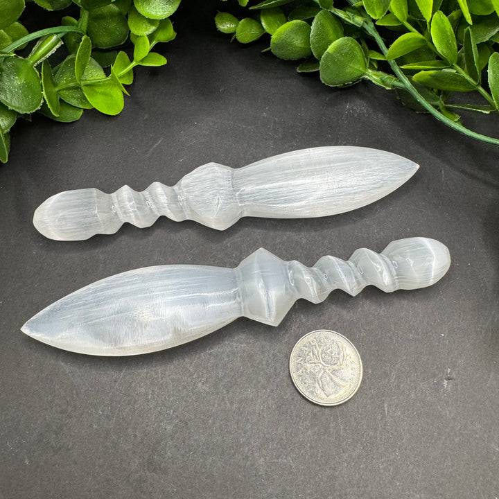 Satin-Spar (Selenite) Knife