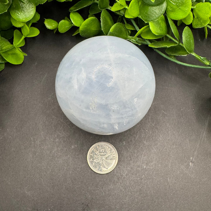 Blue Calcite Sphere 65mm