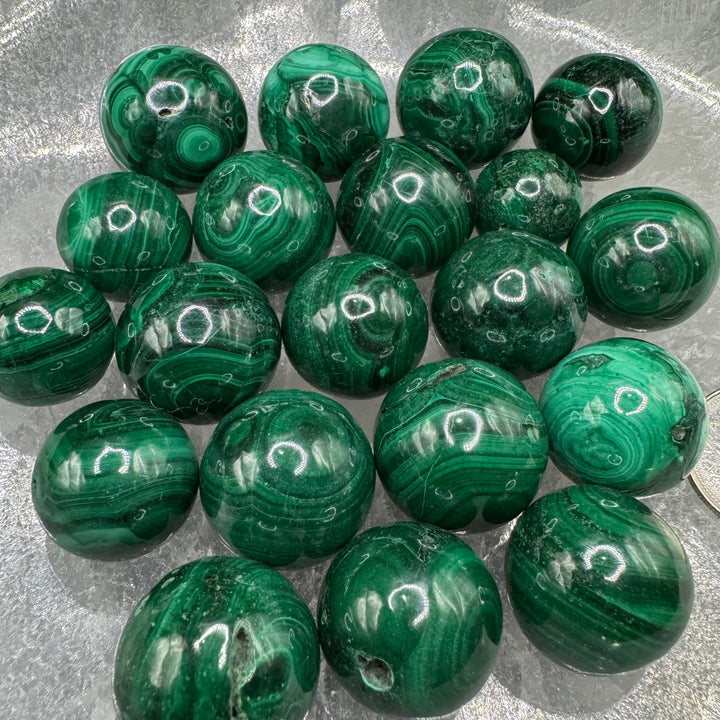 Malachite Sphere 15-20mm