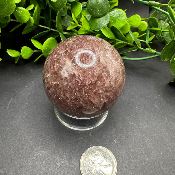 Strawberry Quartz Sphere 55mm