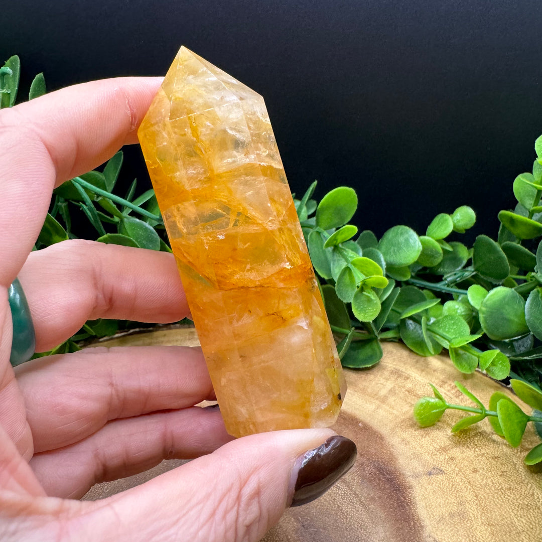 Golden Healer Quartz Polished Point #1