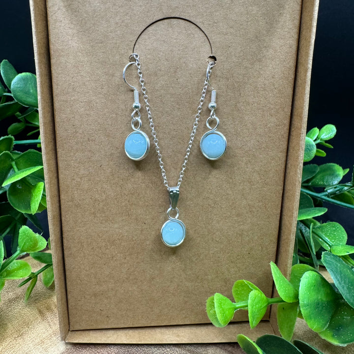 Amazonite Earring & Necklace Set