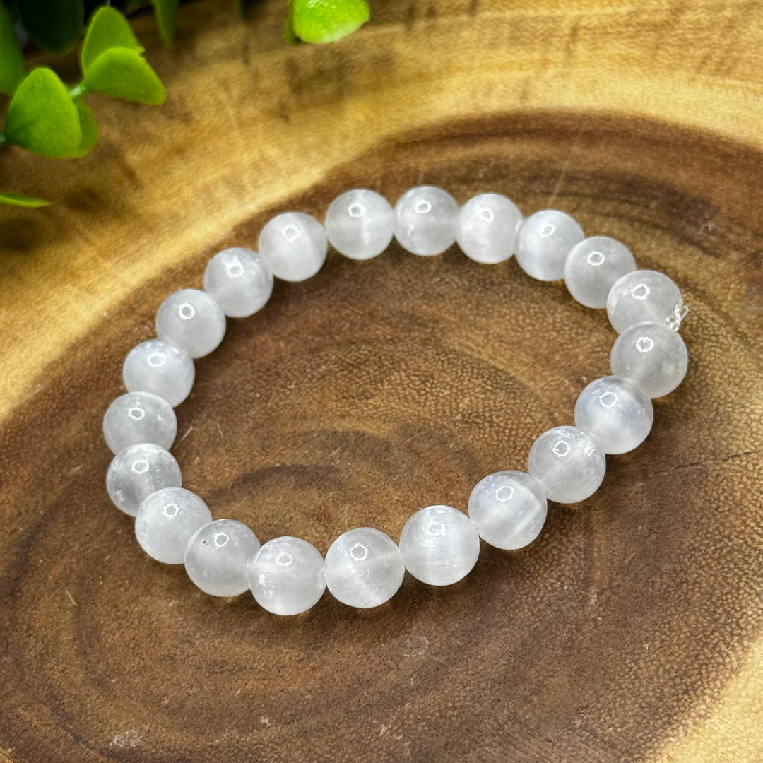 Selenite 8mm Bracelet
