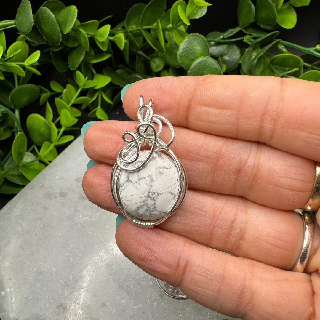 Howlite Pendant #1