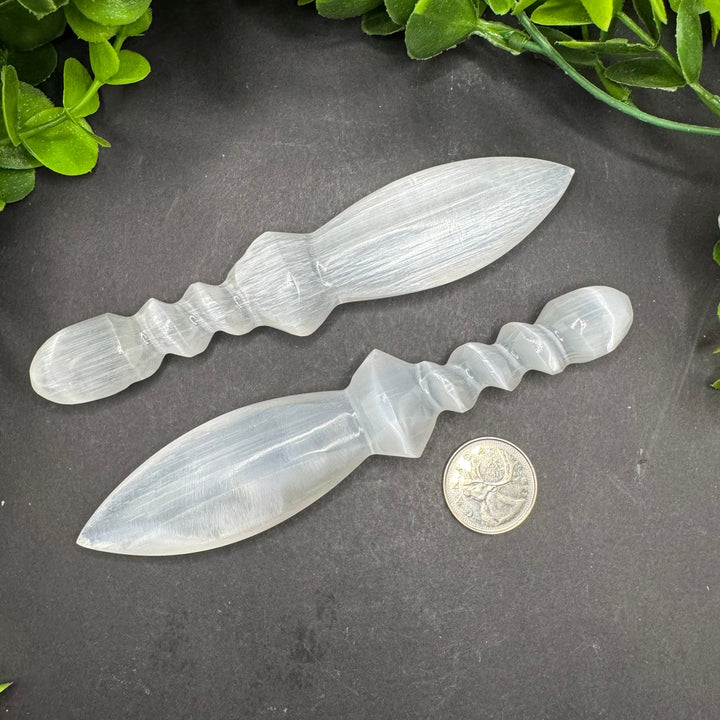 Satin-Spar (Selenite) Knife