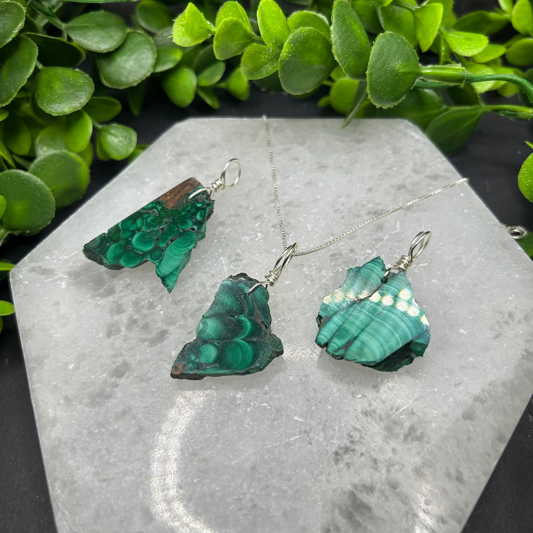 Malachite Pendants