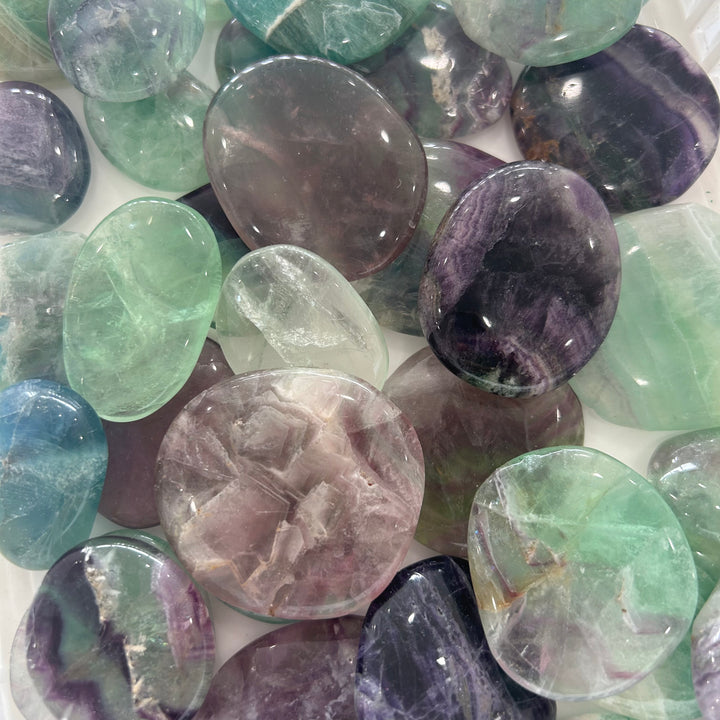 Fluorite Palm Stone