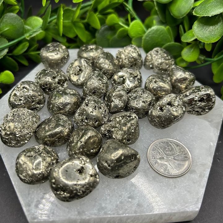 Pyrite Tumbled Healing Stones