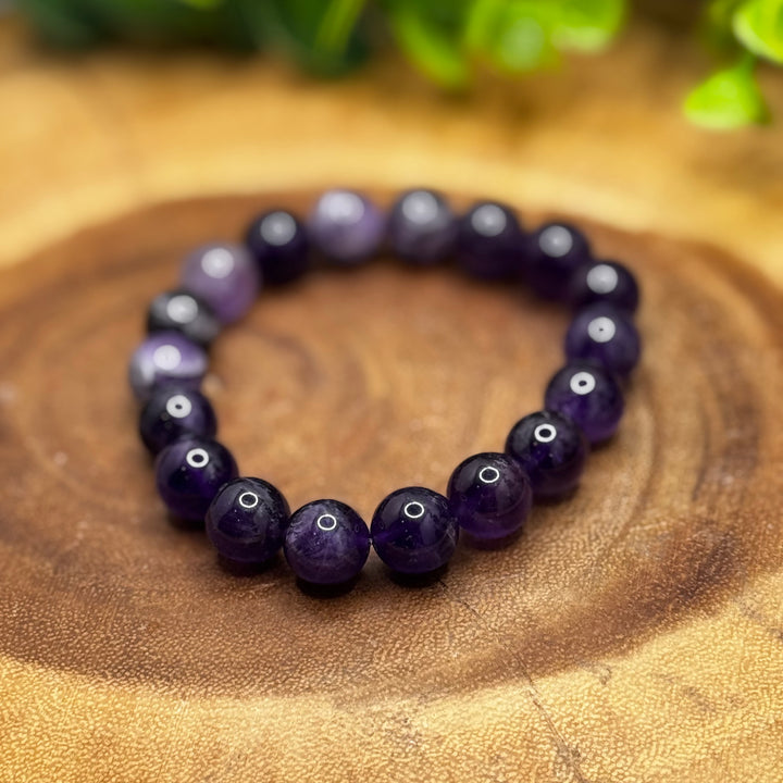 Amethyst 10mm Bracelet