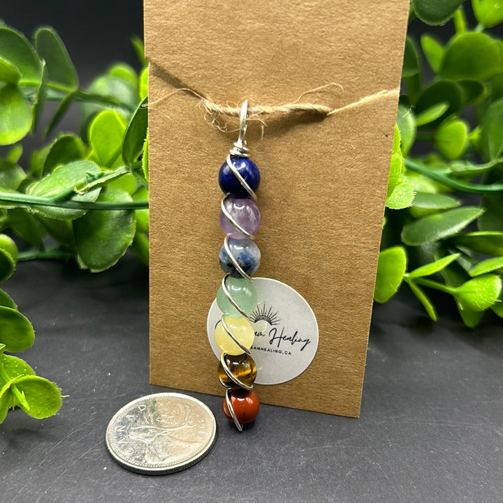 7 Chakra Crystal Pendant