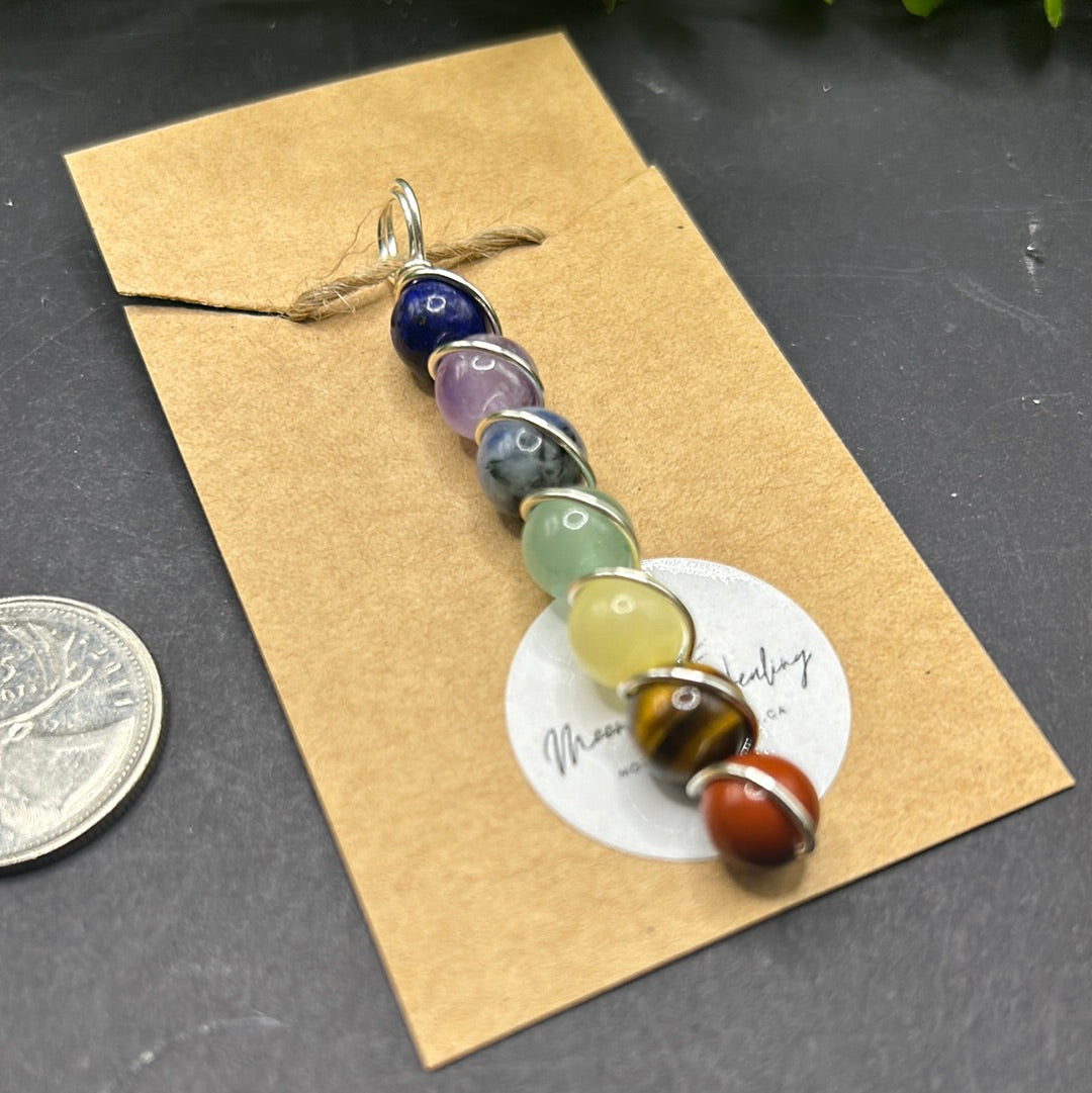 7 Chakra Crystal Pendant