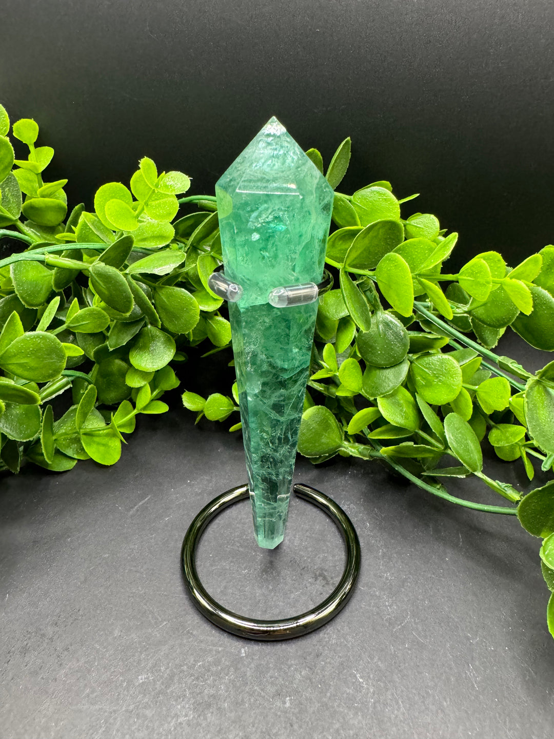 Fluorite Scepter with Stand