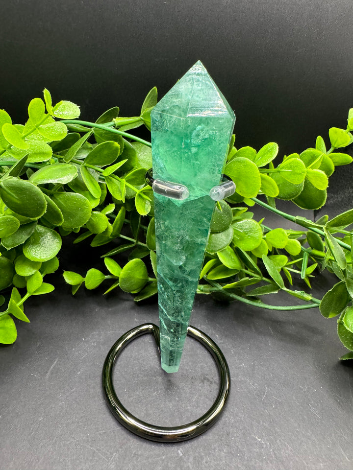 Fluorite Scepter with Stand