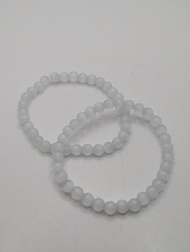 Selenite 6mm Bracelet