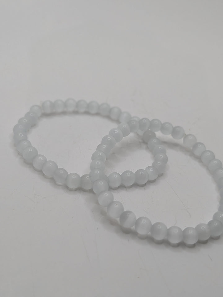 Selenite 6mm Bracelet