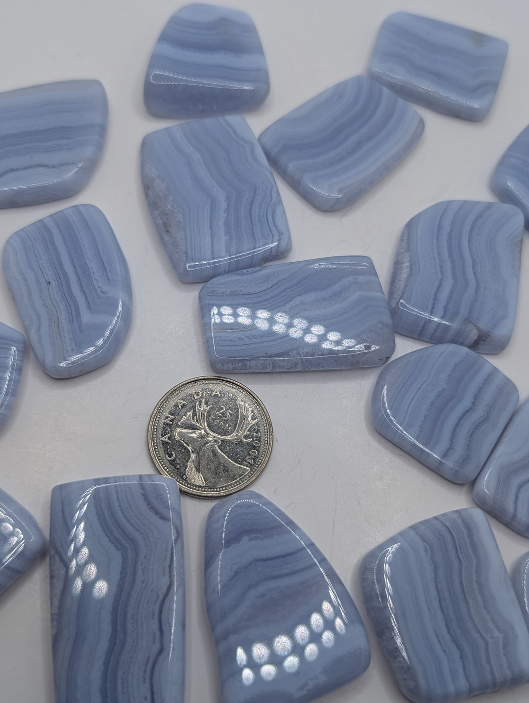 Blue Lace Agate Slabs