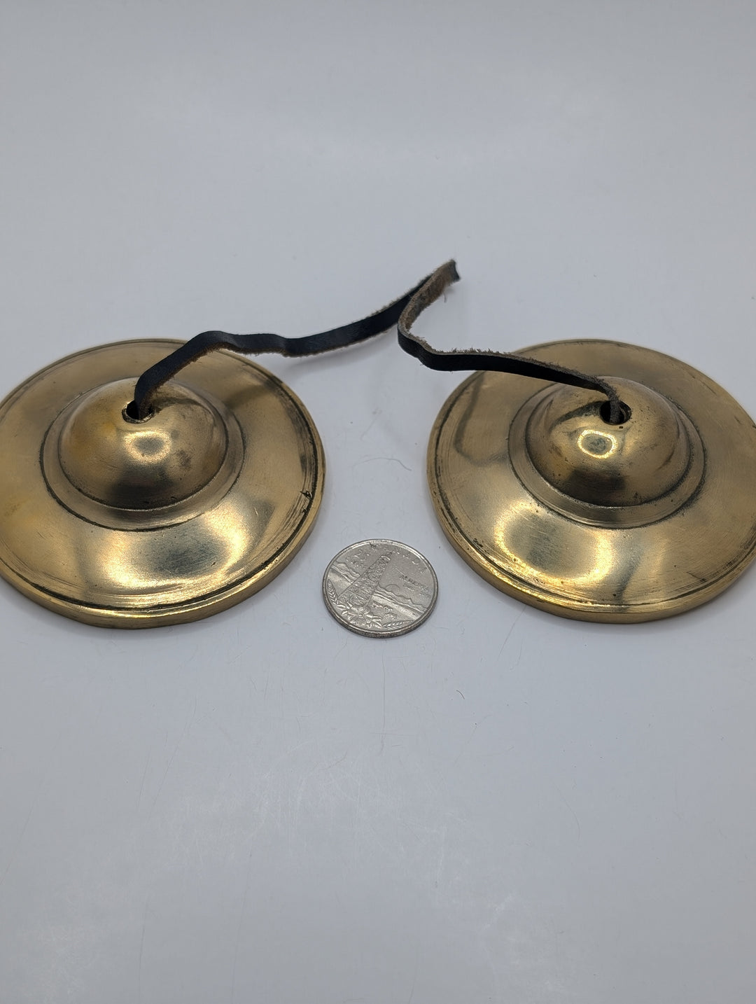 Medium Golden Tibetan Hand Tingsha Cymbals