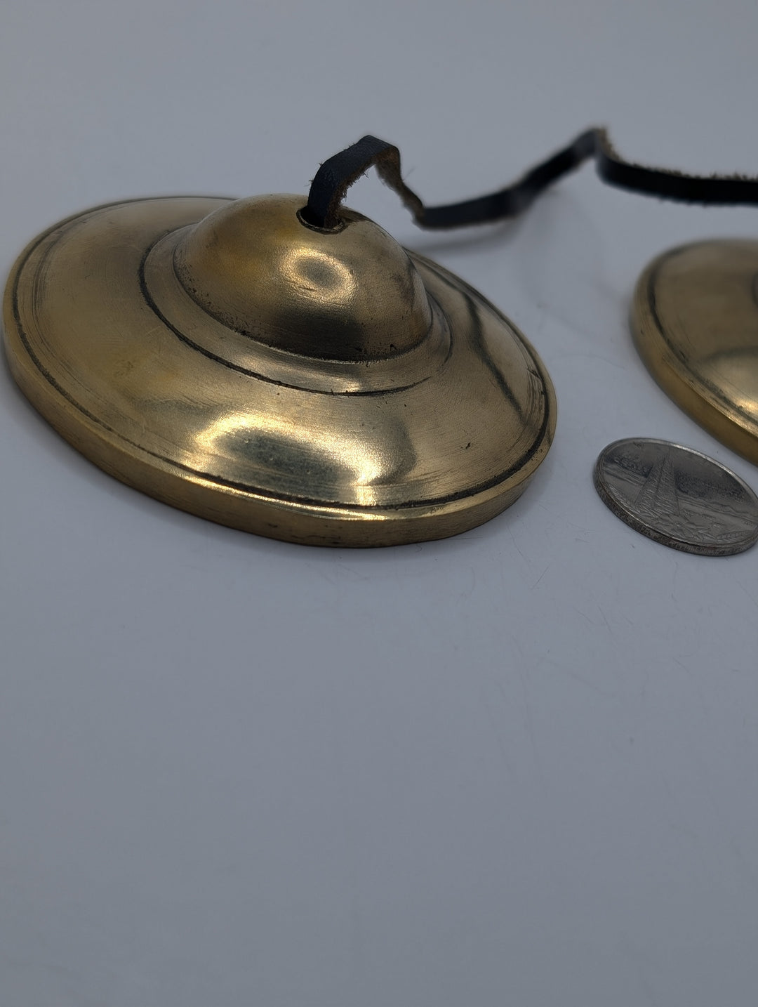 Medium Golden Tibetan Hand Tingsha Cymbals