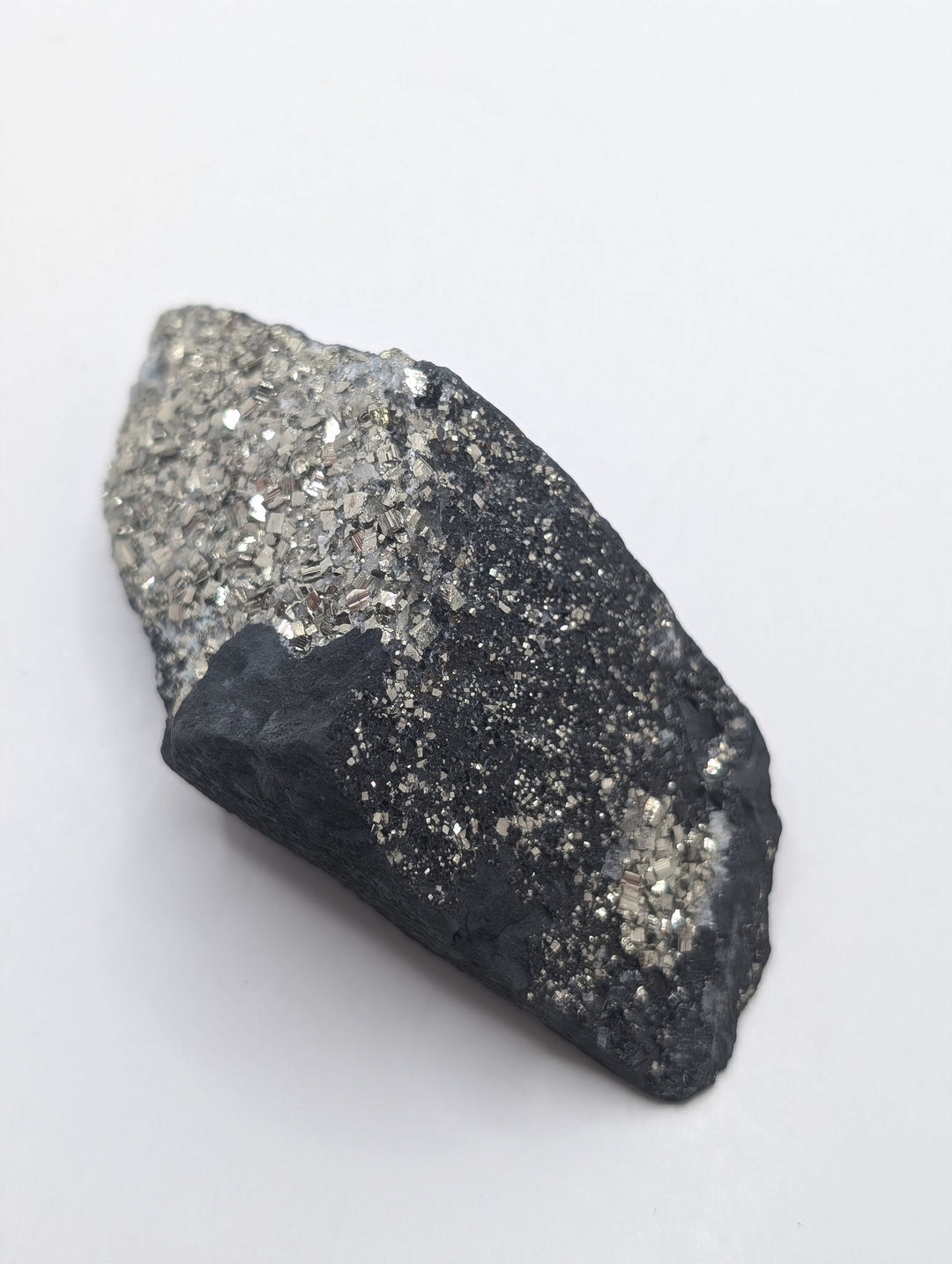 Pyrite on Shungite (Lrg)