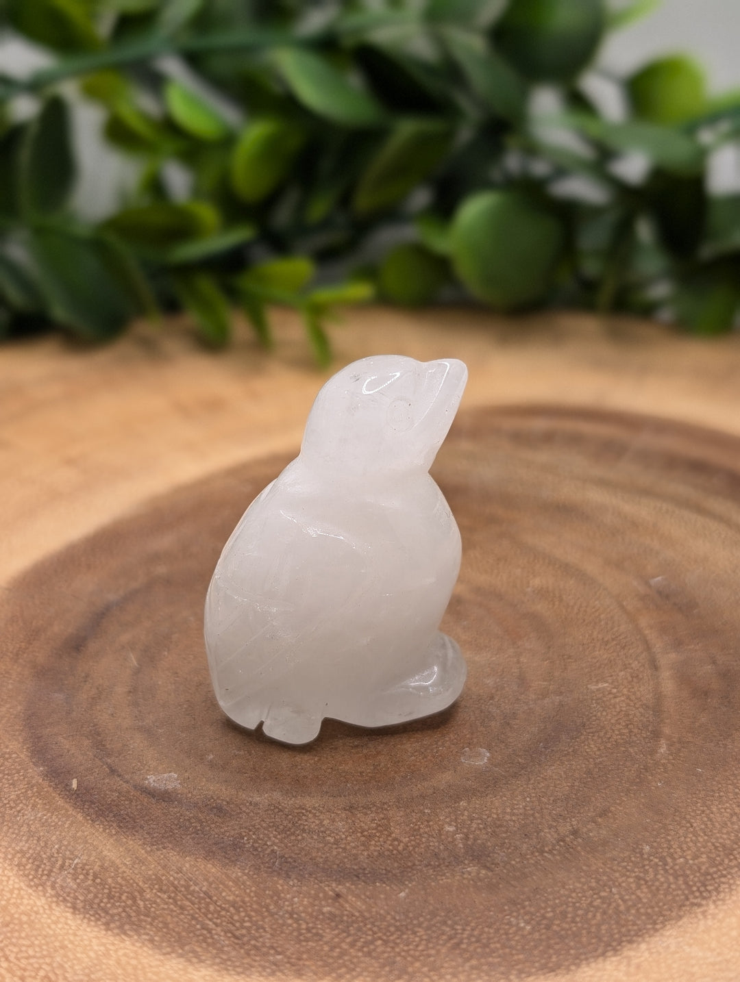 Clear Quartz Bird Carving