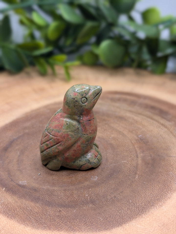 Unakite Bird Carving