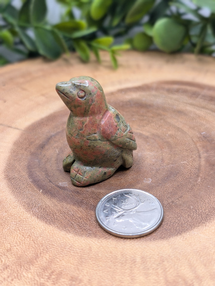 Unakite Bird Carving