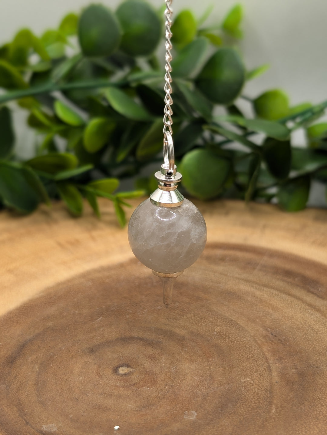 Smoky Quartz Sphere Pendulum