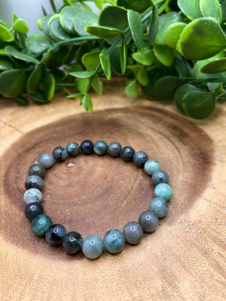 Emerald 8mm Bracelet