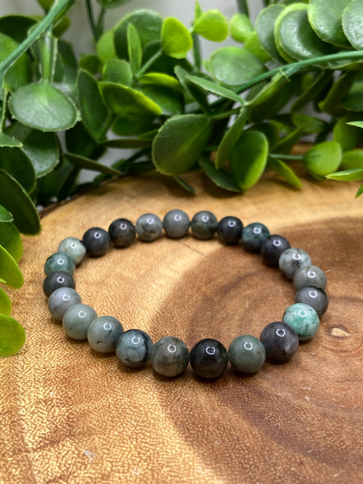 Emerald 8mm Bracelet