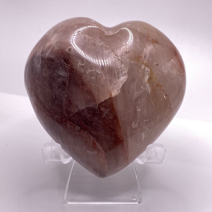 Hematoid Quartz Heart