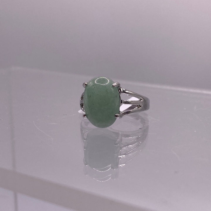 Green Aventurine Gemstone Ring