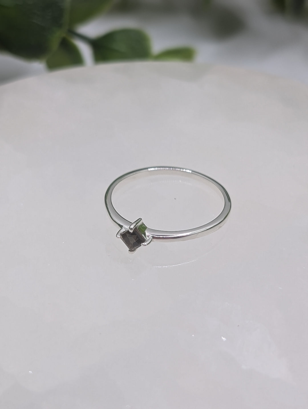 Smokey Quartz Sterling Silver Ring