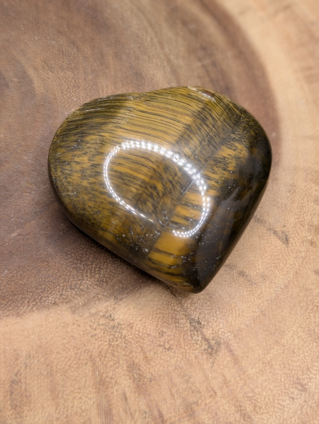 Tiger Eye Heart