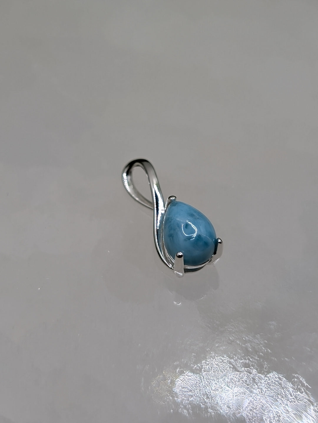 Larimar Sterling Silver Pendant