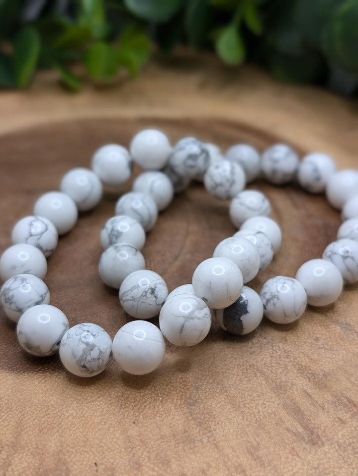 Howlite 10mm Bracelet
