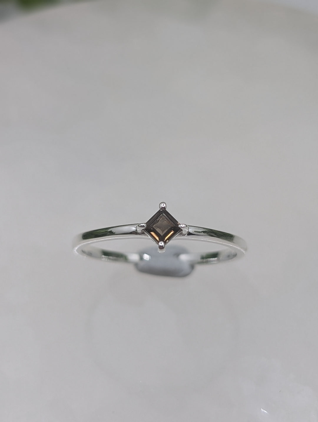 Smokey Quartz Sterling Silver Ring