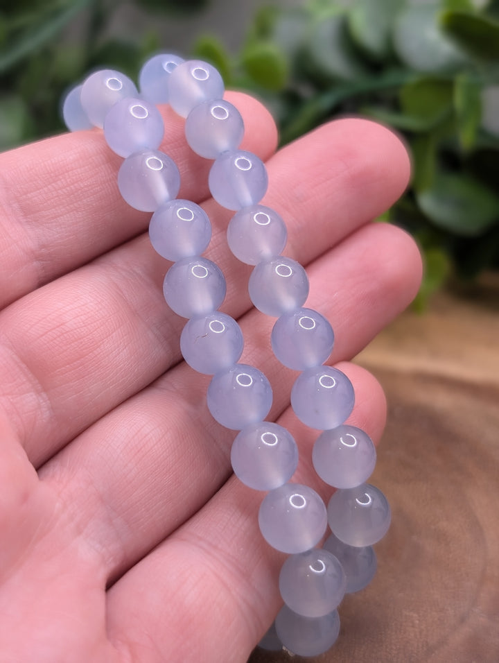 Blue Chalcedony 8mm Bracelet