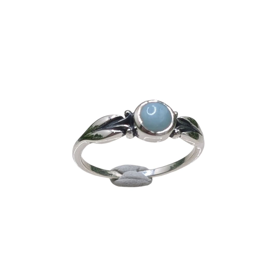 Larimar Sterling Silver Ring