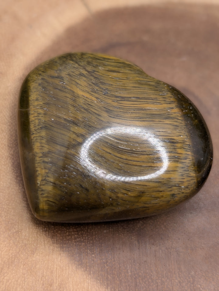 Tiger Eye Heart