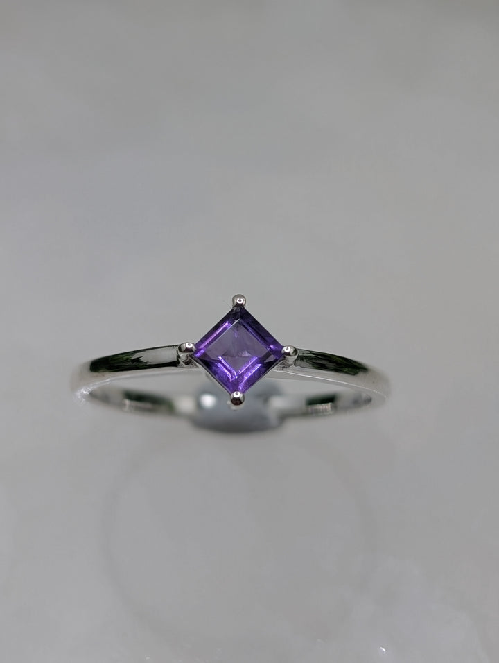 Amethyst Sterling Silver Ring