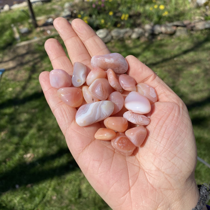 Apricot Agate Tumbled Healing Stones