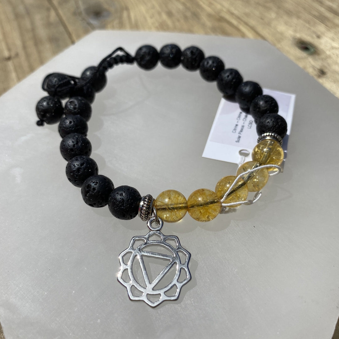 Lava Chakra Bracelet w/ Charm