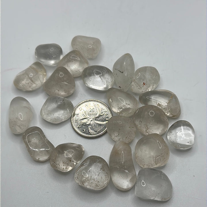 Clear Quartz tumbled Crystal Stones (lb)
