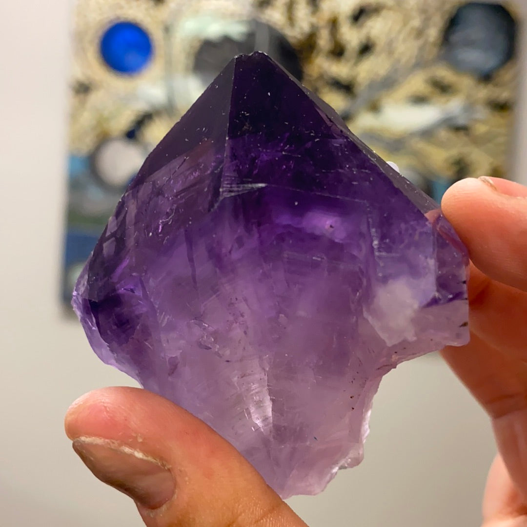 AAA Rough Amethyst Single Terminated Crystal (Item 1)