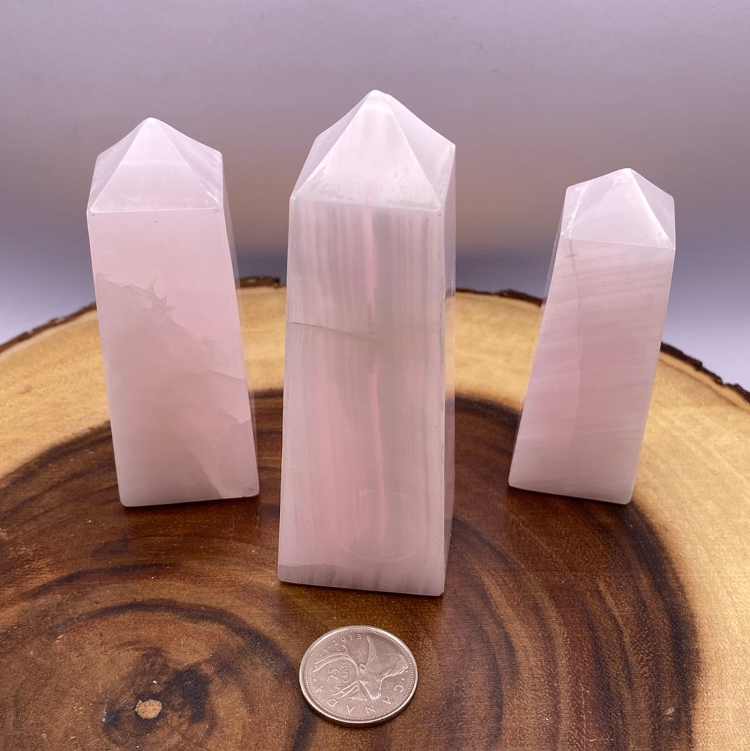 Pink Calcite Towers