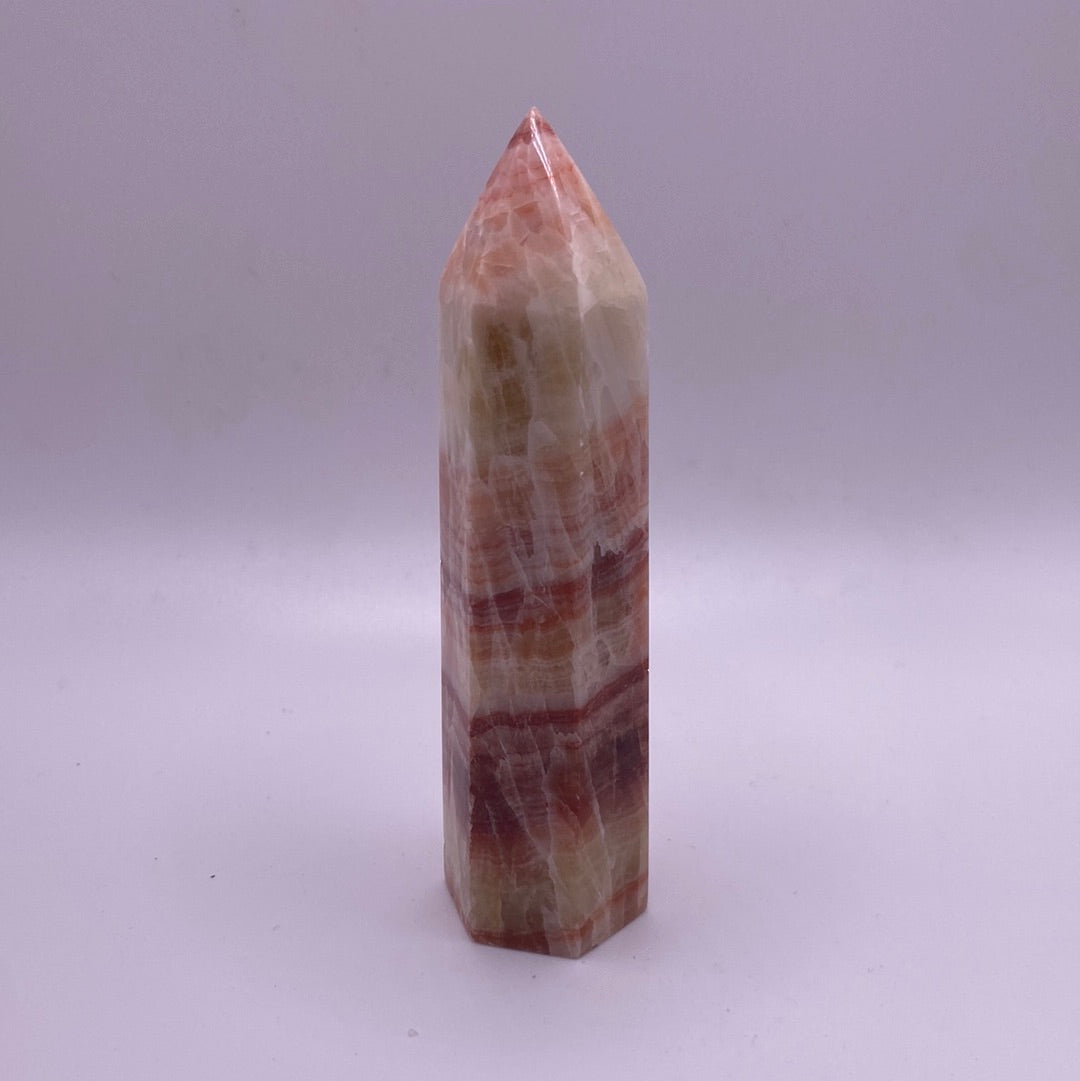 Banded Calcite Point