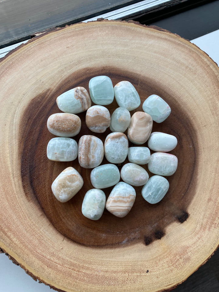 Caribbean Calcite Tumbled