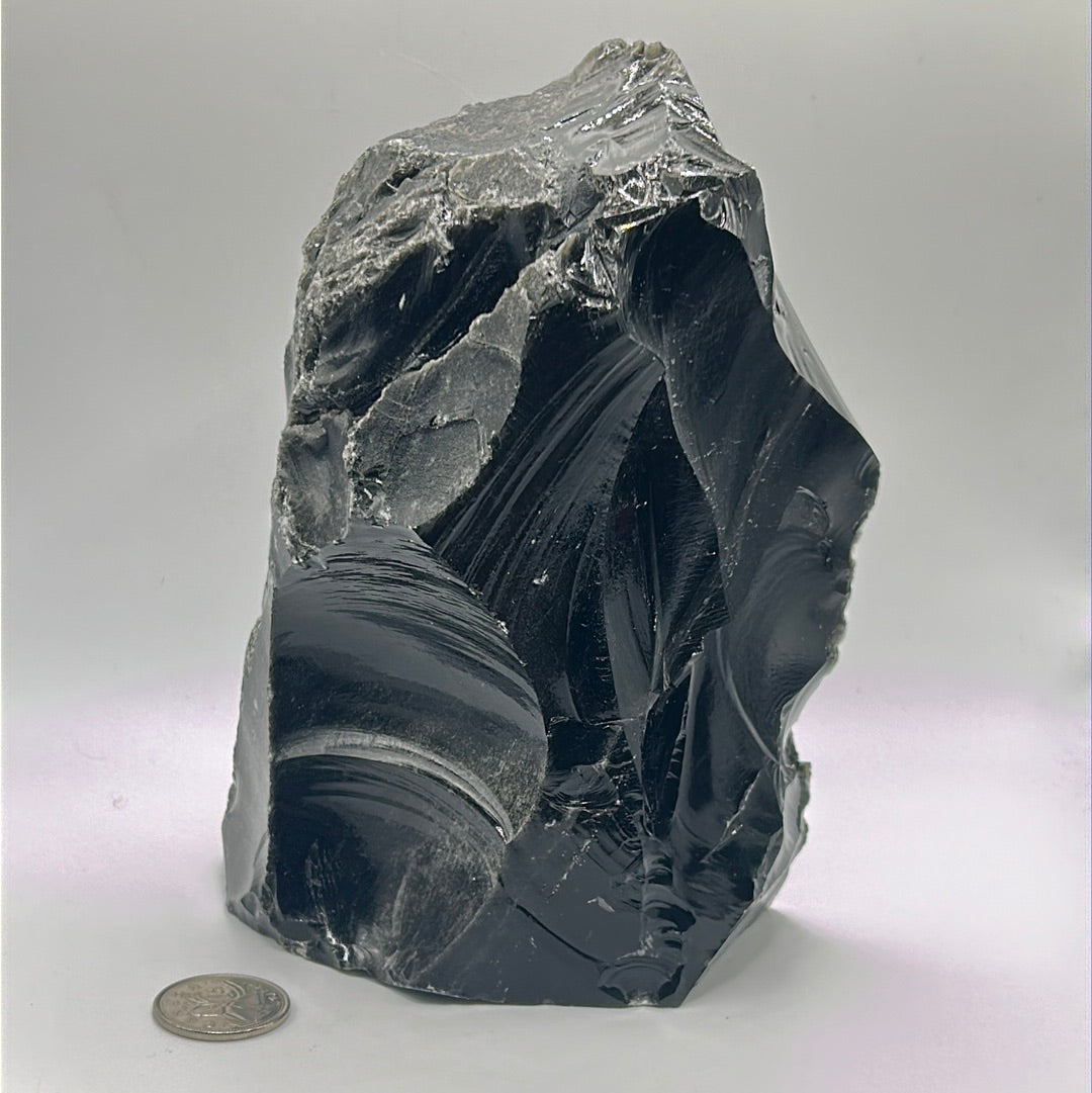 Black Obsidian Rough Cut Freeform 5